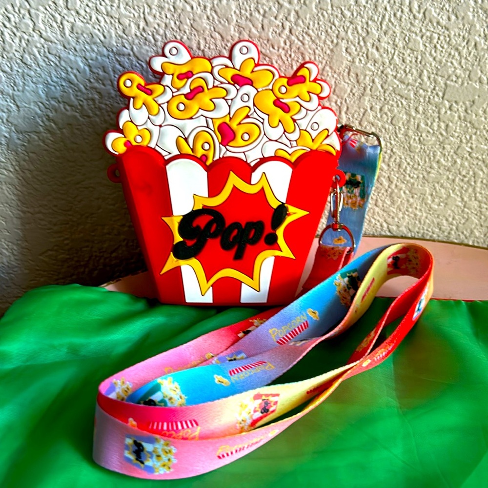 Popcorn Silicone Small Coin Purse